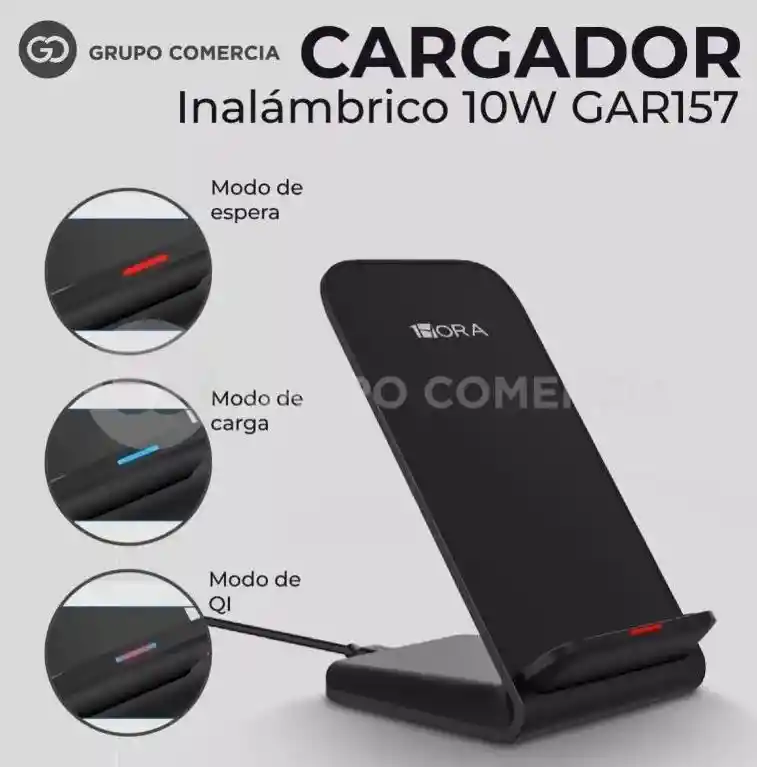 Cargador Inalambrico Soporte Carga Rápida Universal Original