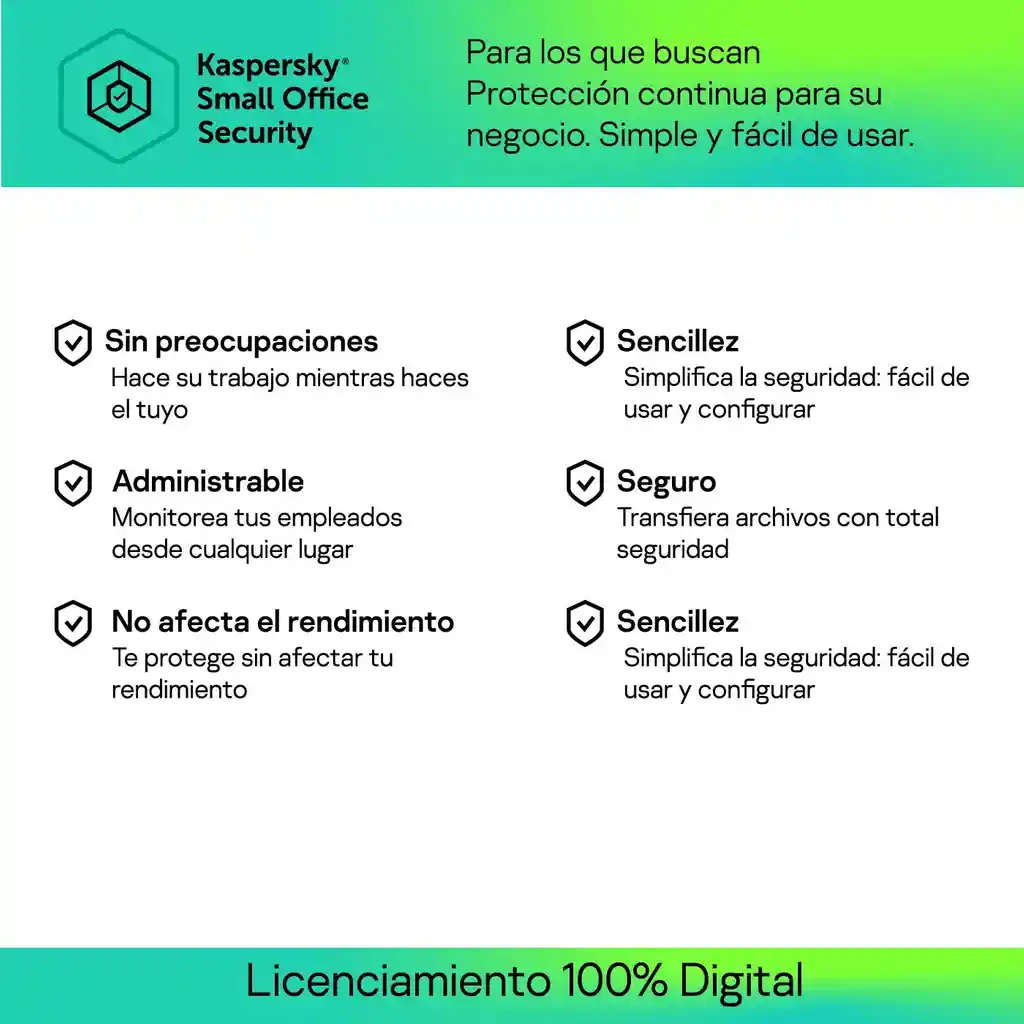 Kaspersky Small Office Security 5 Dispositivos 1 Año