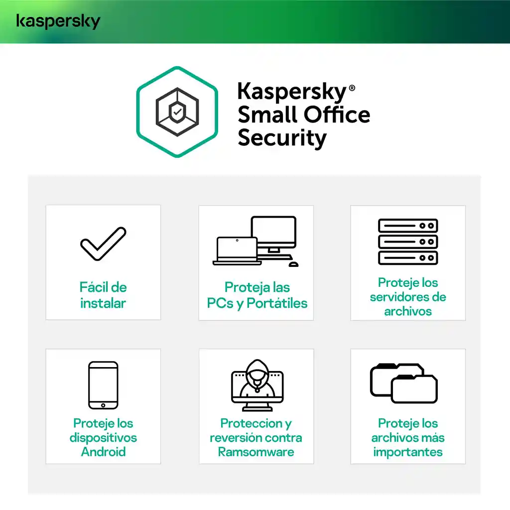 Kaspersky Small Office Security 5 Dispositivos 1 Año