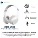 Audifono Diadema Motorola Xt220 Hasta 24 Hrs De Música Color Blanco