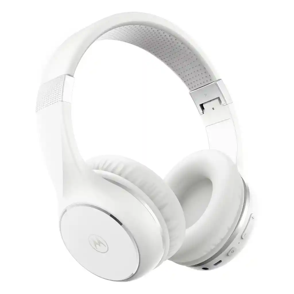 Audifono Diadema Motorola Xt220 Hasta 24 Hrs De Música Color Blanco