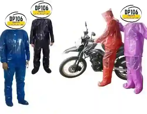 Impermeable Talla S , Desechable 3 Piezas