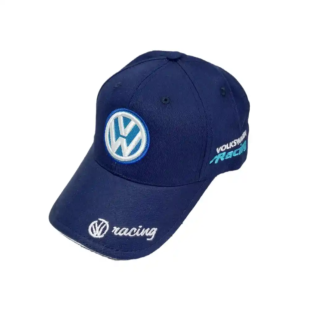 Gorra Marca Carro Volkswagen Azul Oscuro Golf Beisbol Cachucha Deportiva