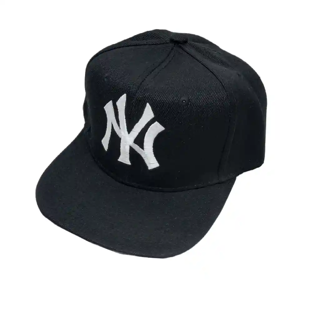 Gorra Plana Yankees New York Snapback Beisbolera Ny Angeles Negro