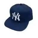 Gorra Plana Yankees New York Snapback Beisbolera Ny Angeles Azul Oscuro