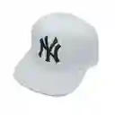 Gorra Plana Yankees New York Snapback Beisbolera Ny Angeles Blanco