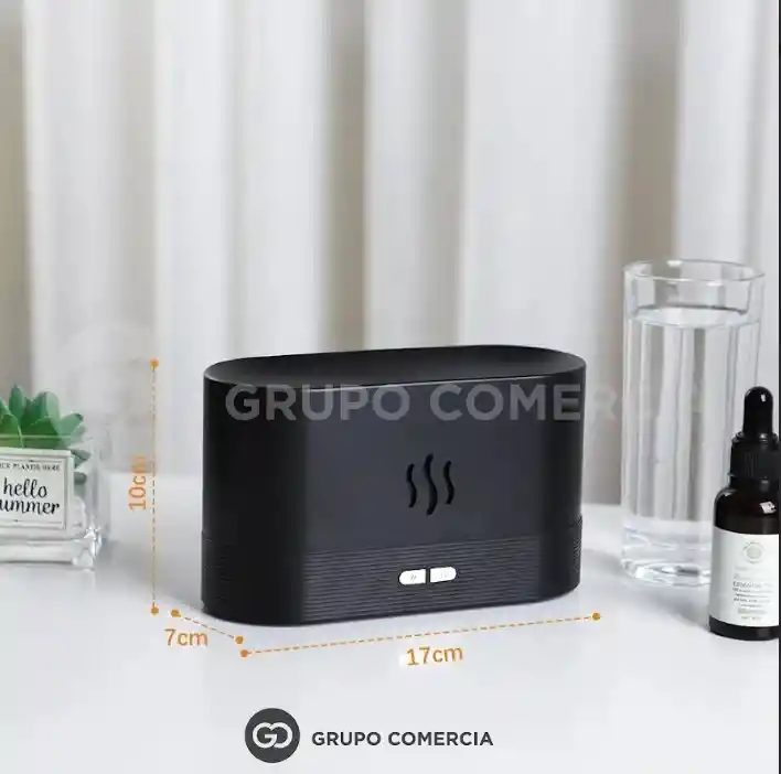 Humidificador Difusor De Aromas Diseño Chimenea Con Esencia