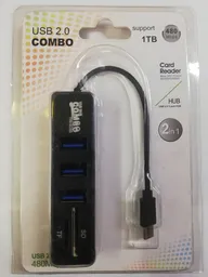 Adaptador Convertidor C A Multi Usb 3,0