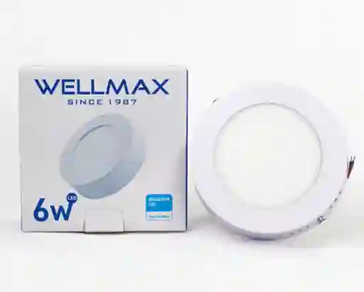 Iluminacion Panel Wellmax 6w Sobre Poner