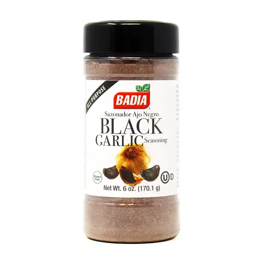 Badia Sazonador De Ajo Negro - Black Garlic Seasoning 170.1 G (6 Oz.)