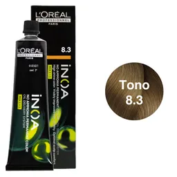Tinte Inoa Tono 8.3 Rubio Claro Dorado 60ml