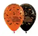 Globos R12 X12 De Halloween