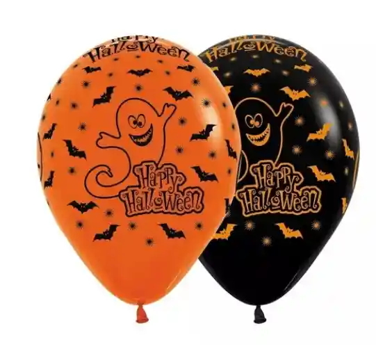 Globos R12 X12 De Halloween