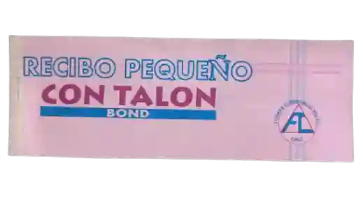 Recibo Pequeño Con Talon X40