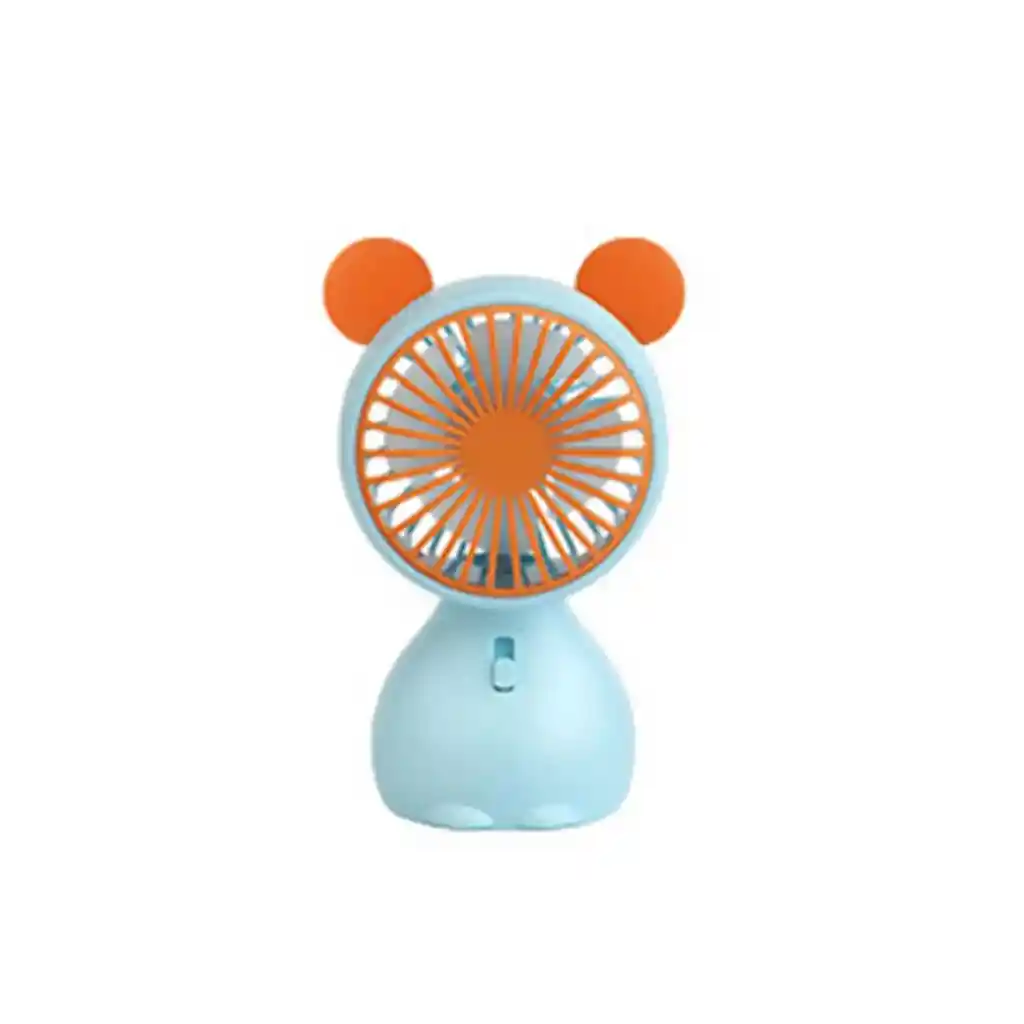 Mini Ventilador Portátil Viajero Escritorio Recargable Luz