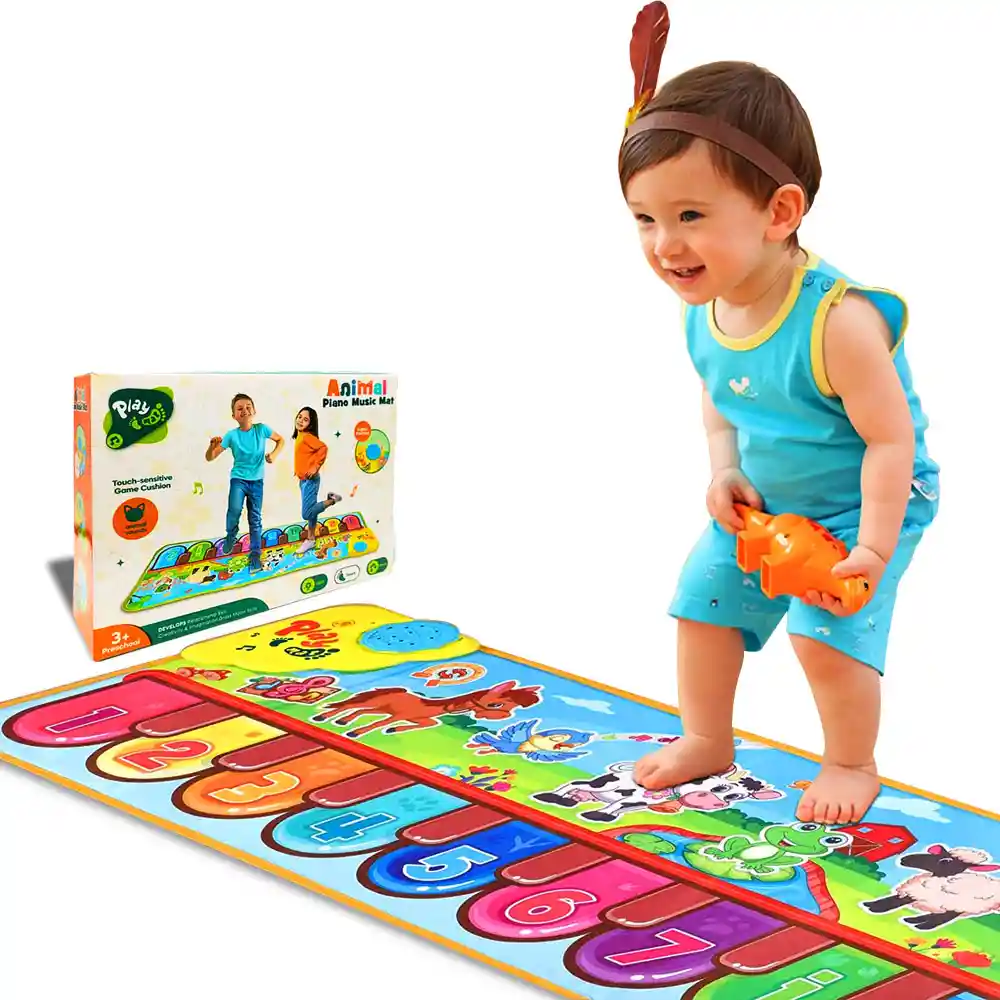 Piano Tapete Musical Juguetes Niños Juguetería Didáctica