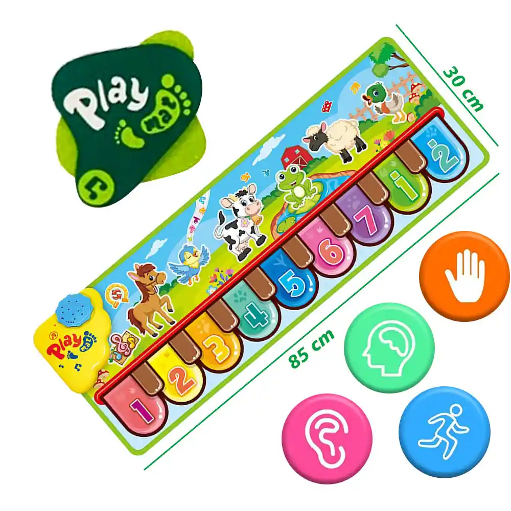 Piano Tapete Musical Juguetes Niños Juguetería Didáctica