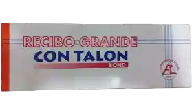 Recibo Grande Con Talon X40
