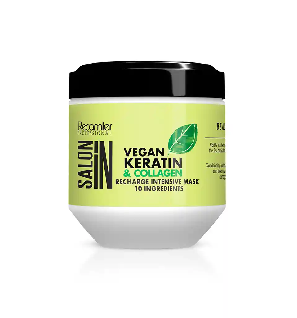 Mascarilla Intensiva Keratina Vegana Colageno X 500g