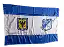 Bandera Millonarios Futbol Bogota Banderin Satin Estampada