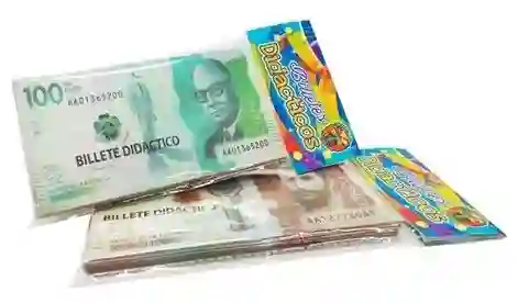 Paquete De Billetes De Juguete Moneda Colombiana