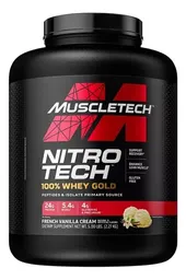 Proteina 100% Nitro Tech Whey Gold Vainilla 5 Libras