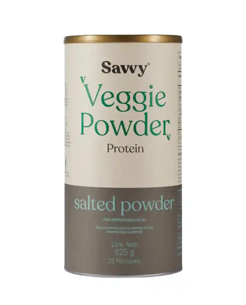 Proteina Veggie Power Salted Savvy 625 Gr