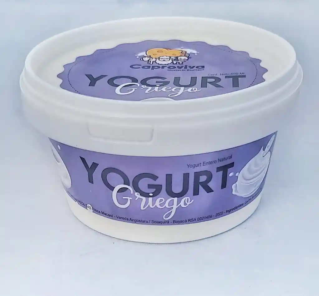 Yogurt Griego 500 Gr