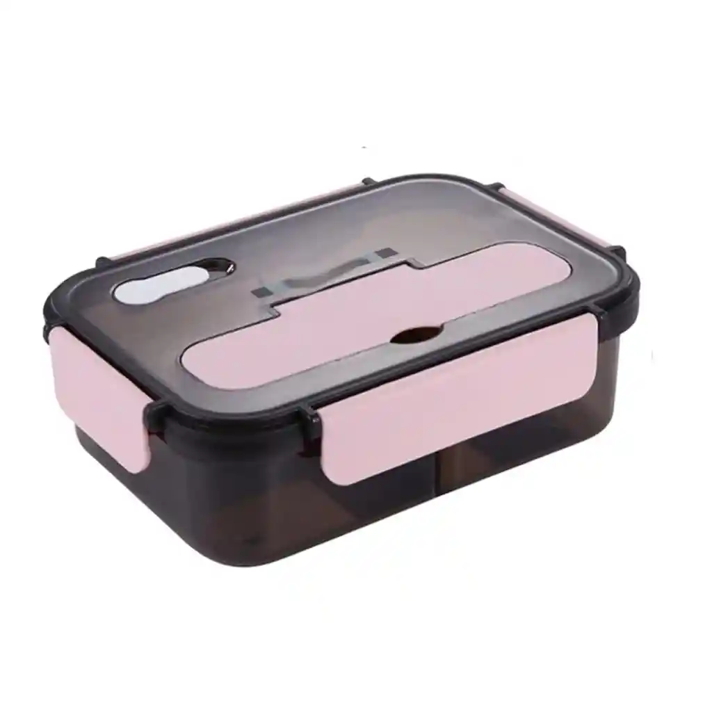 Porta Comidas Lonchera Libre De Bpa Practico Con Cubiertos