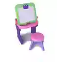 Mesa Escritorio Pupitre Tablero Acrílico 2 En 1 + Silla Boy