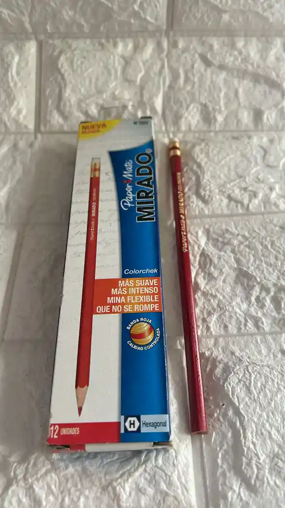Lapiz Rojo Mirado Unidad
