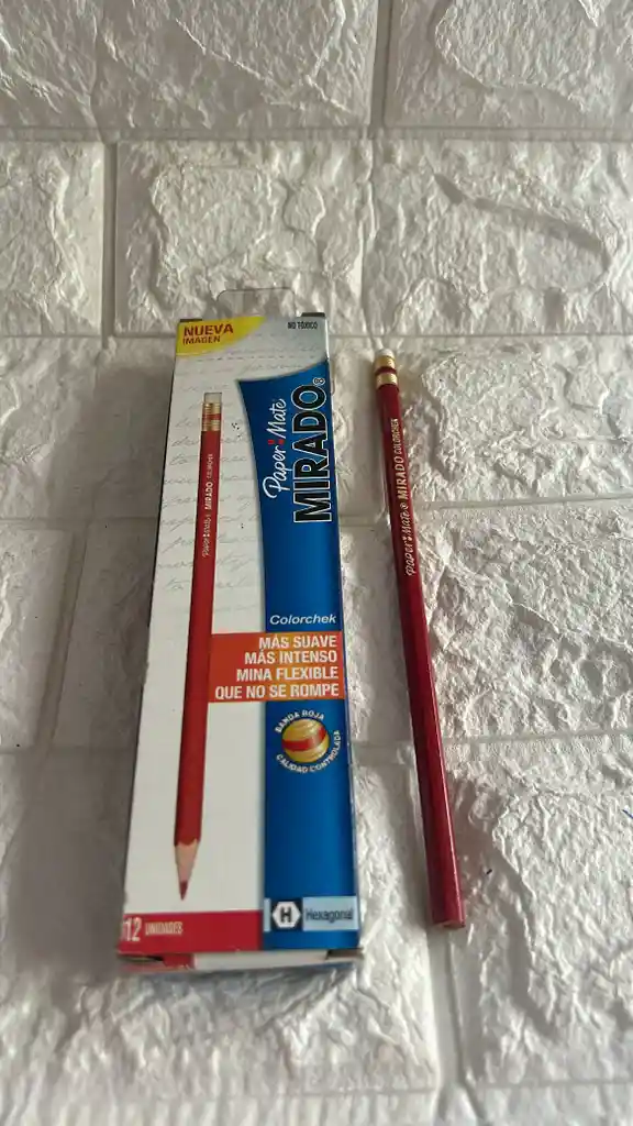 Lapiz Rojo Mirado Unidad