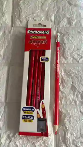Lapiz Rojo Primavera Unidad
