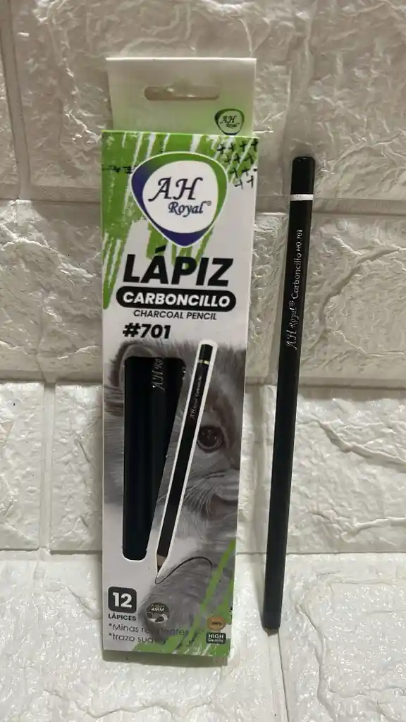Lapiz Carboncillo Ah Royal Unidad