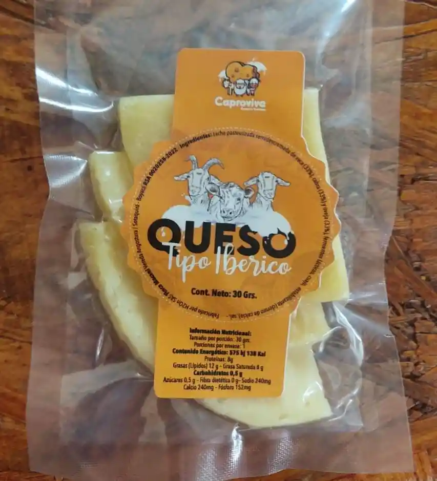 Queso Tipo Iberico Snack 30 Grs. Aprox.