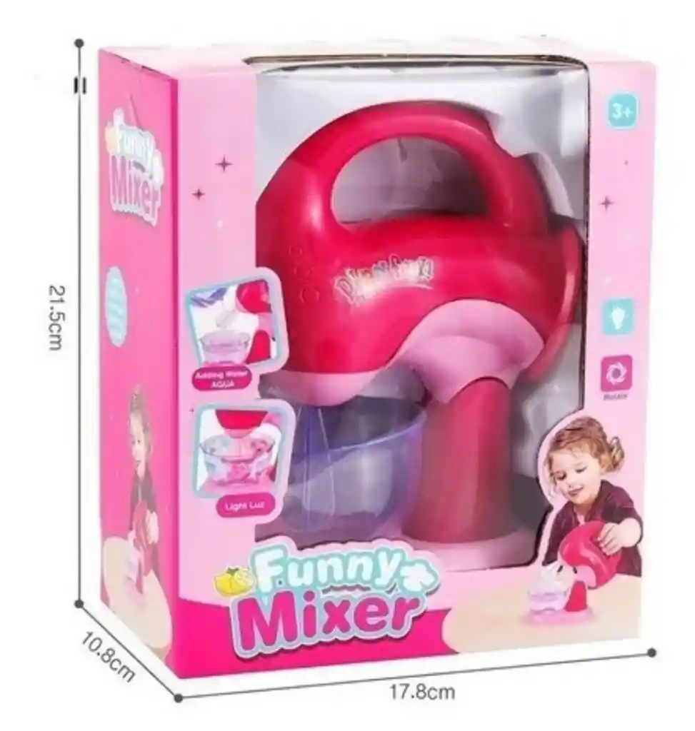 Batidora Eléctrica De Juguete Para Niña