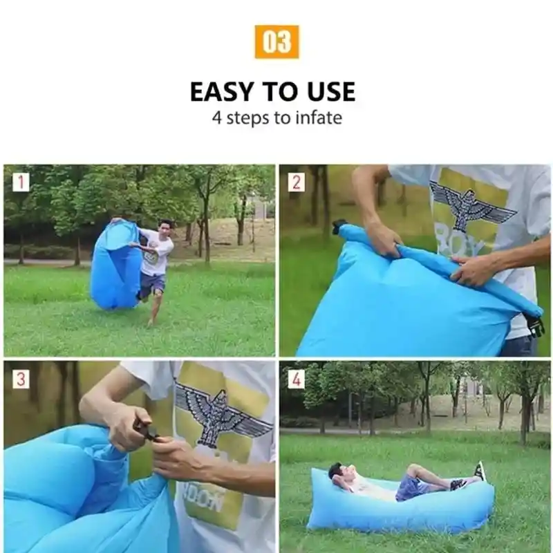 Sofa Inflable Portatil Para Descansar