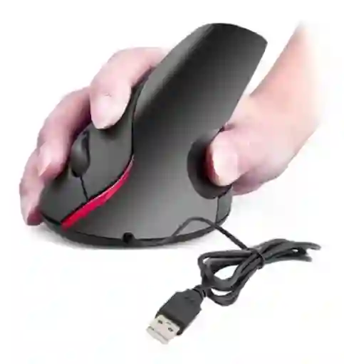 Mouse Vertical Ergonómico De Cable Usb