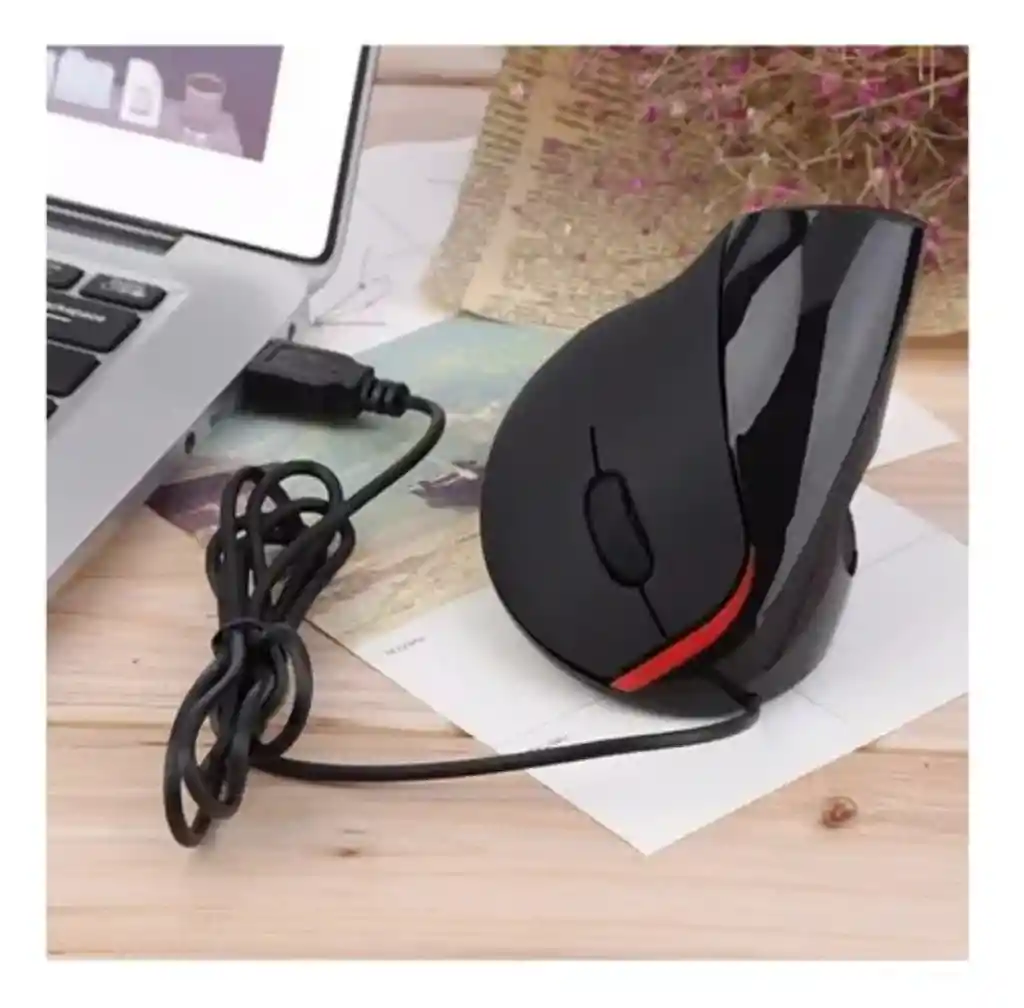 Mouse Vertical Ergonómico De Cable Usb