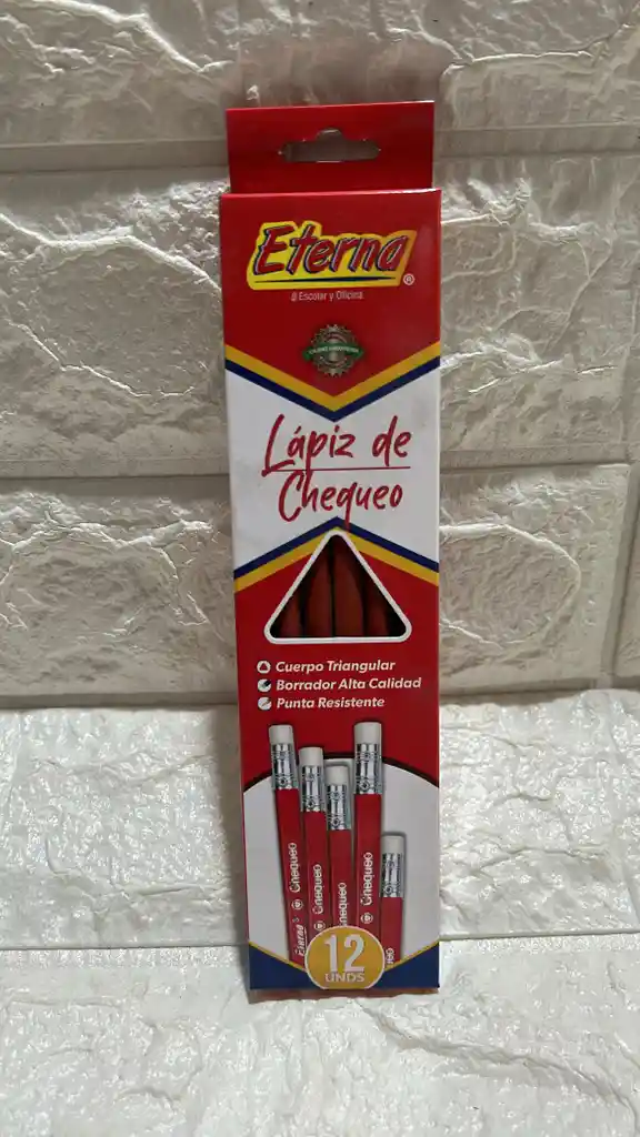 Lapiz Rojo Eterna Caja X12