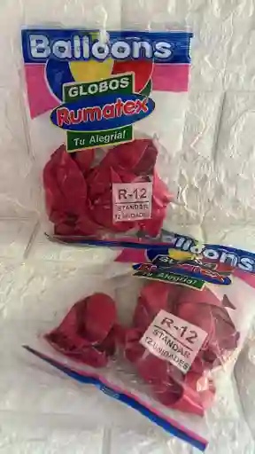 Globo R-12 Fucsia Rumatex Paquete X12
