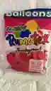 Globo R-12 Roja Rumatex Paquete X12