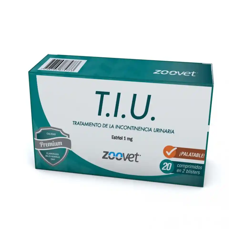 Hormonal Para Perras T.i.u. Caja X 20 Tab