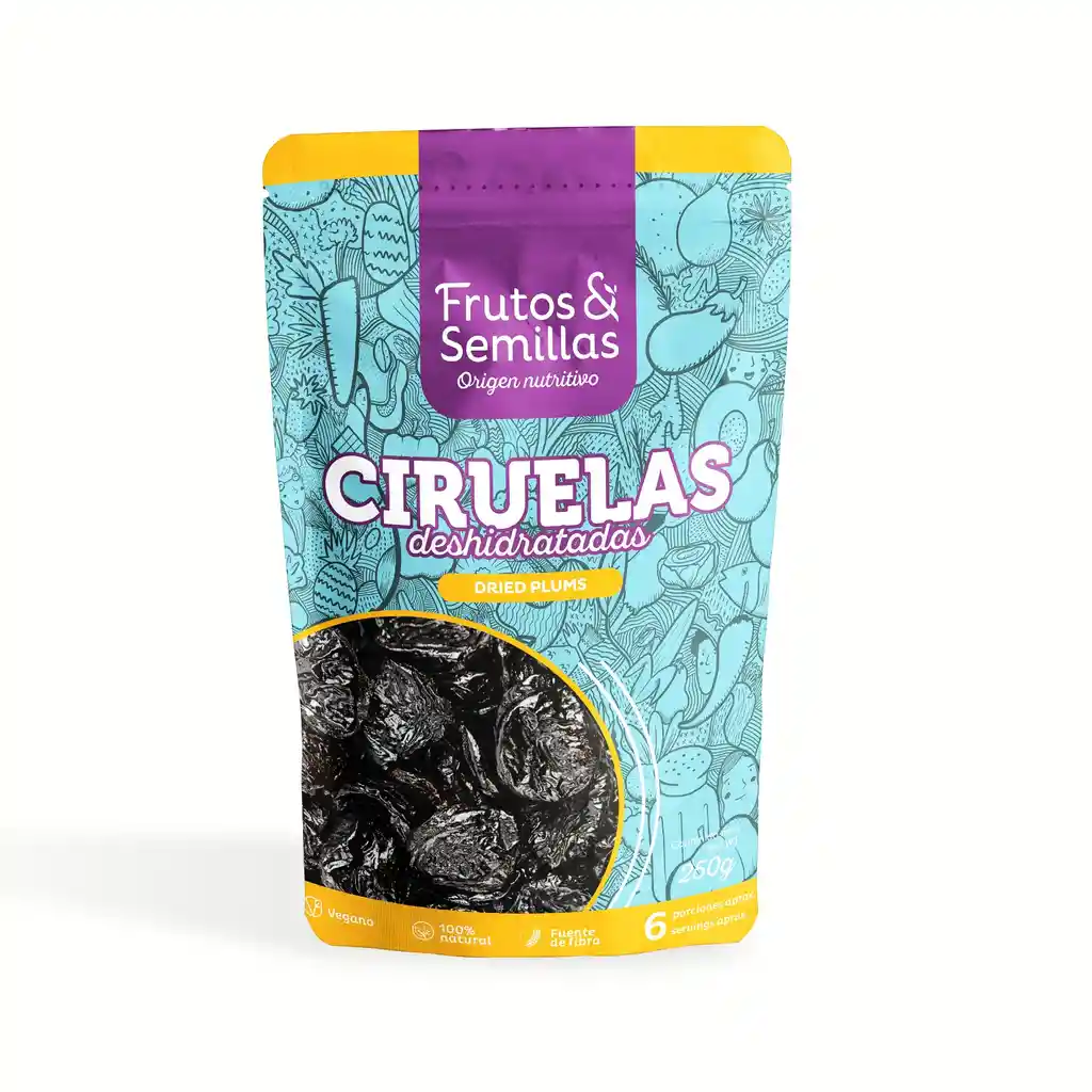 Ciruelas Deshidratadas * 250 G