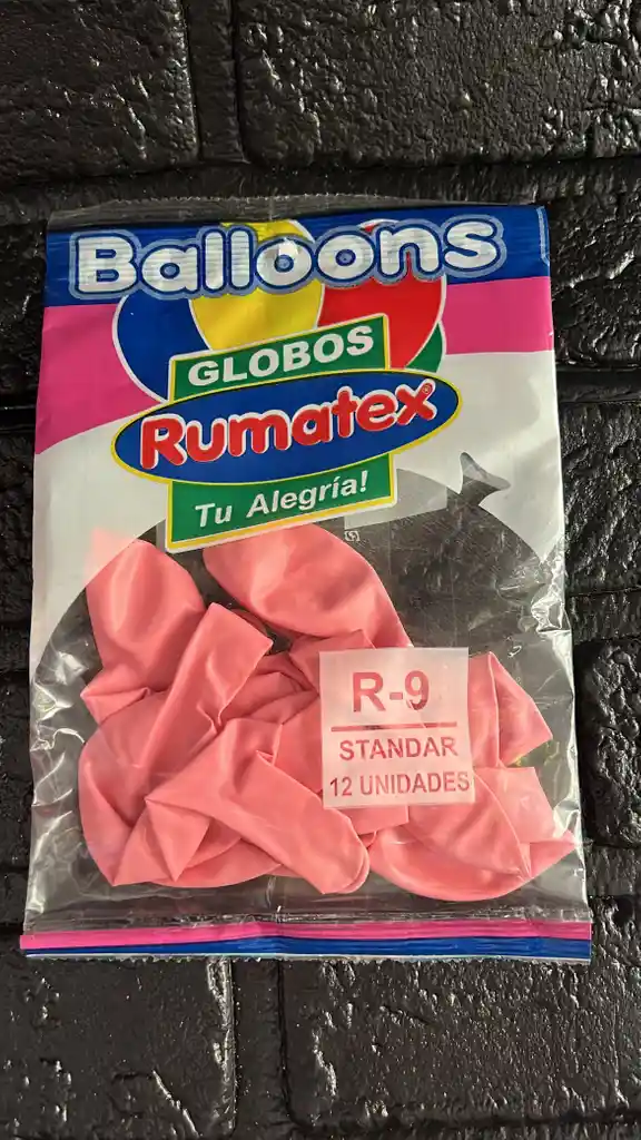 Globo R-9 Rosado Rumatex Paquete X12