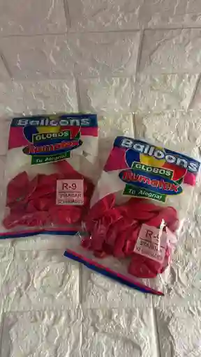 Globo R-9 Fucsia Rumatex Paquete X12