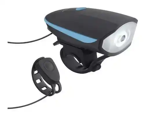 Luz Linterna Para Bicicleta Con Pito Recargable 250 Lumens