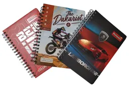 Cuaderno 5 Materias Argollado Para Hombre Primavera