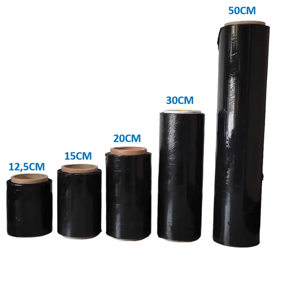 Vinipel 50cm X 300mts Negro Embalaje