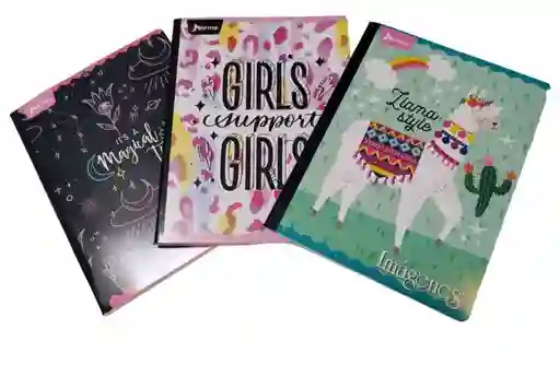 Cuaderno Cuadriculado 100 Hojas Cosido Para Mujer Primavera